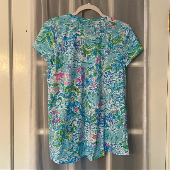 Lilly Pulitzer Etta V neck Top - Picture 2 of 3